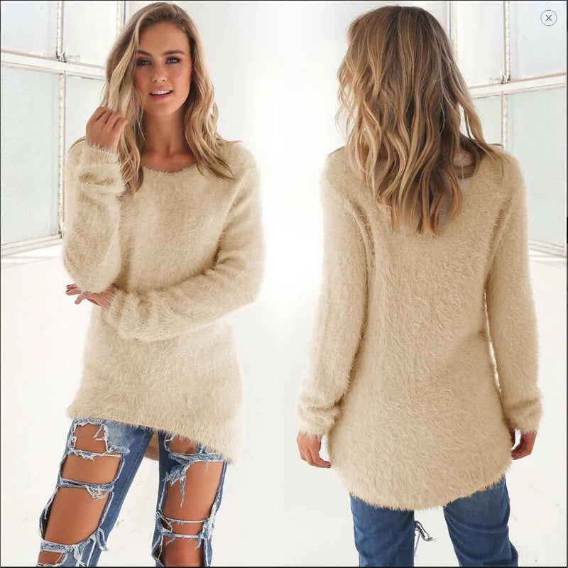 Women’s Oversized Knitted Pullover Sweater