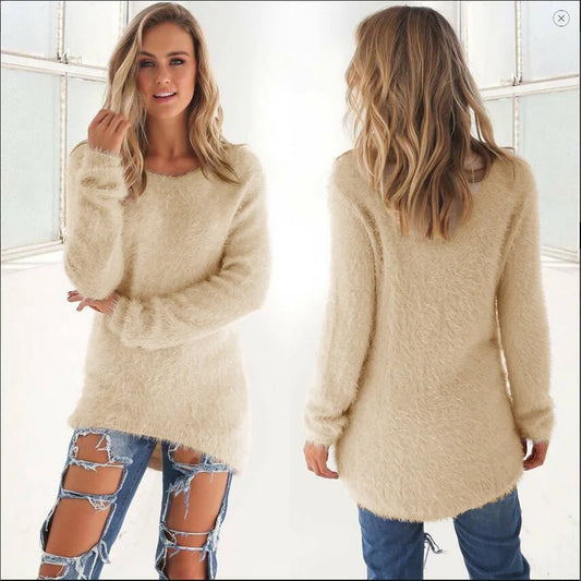 Women’s Oversized Knitted Pullover Sweater