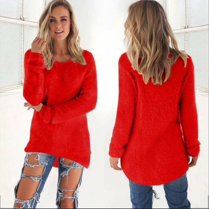 Women’s Oversized Knitted Pullover Sweater