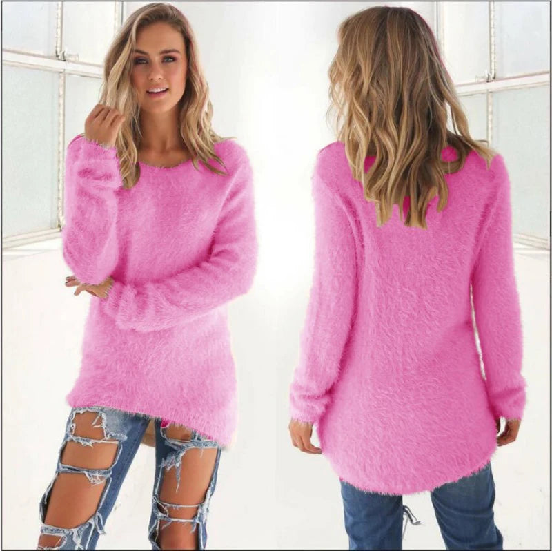 Women’s Oversized Knitted Pullover Sweater