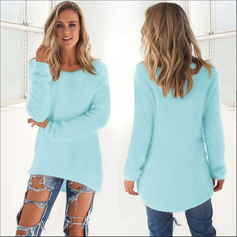 Women’s Oversized Knitted Pullover Sweater