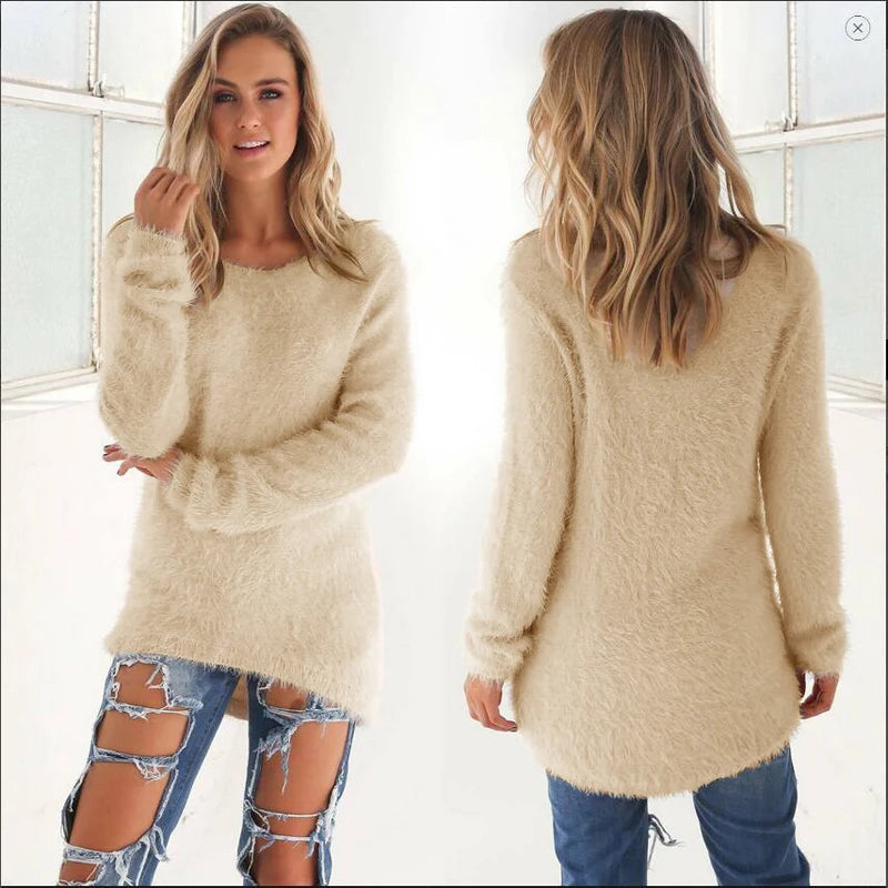 Women’s Oversized Knitted Pullover Sweater