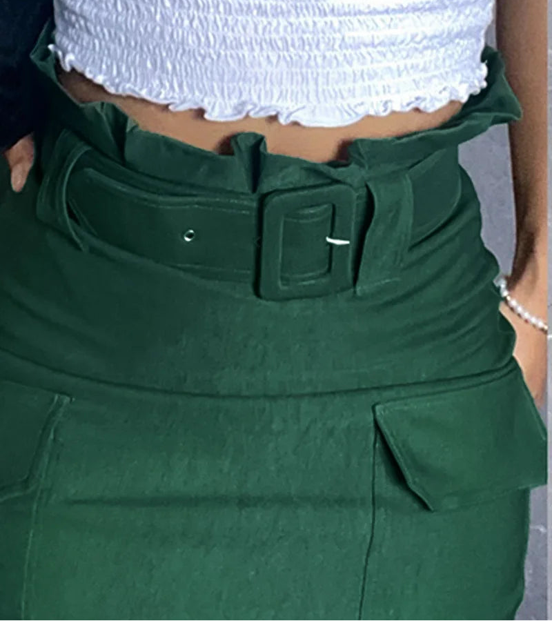 Women’s High-Waist Bodycon Mid Skirt
