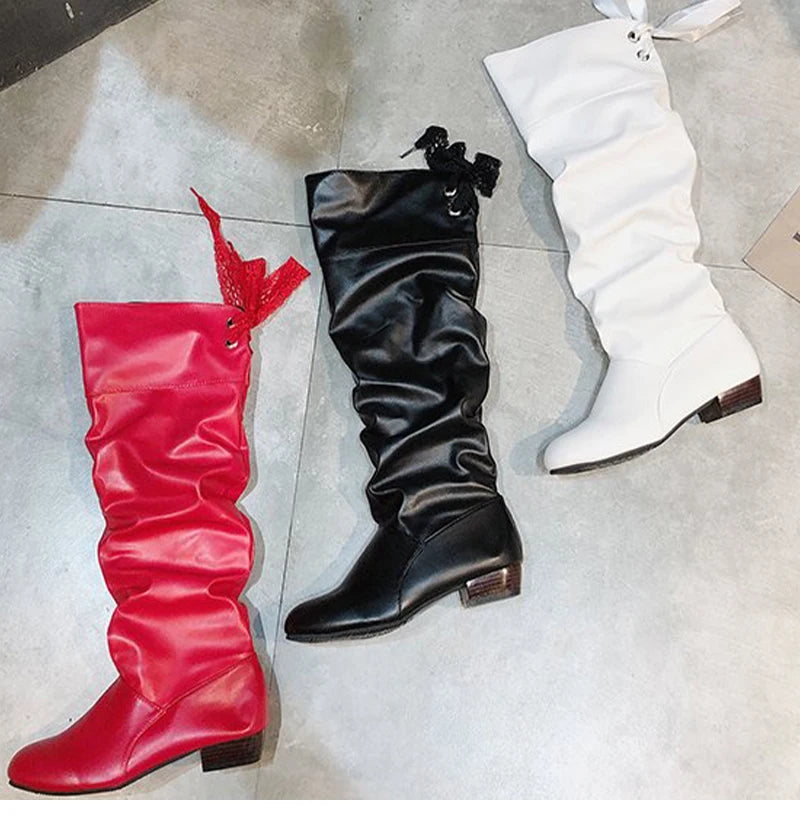 Women’s Knee-High Leather Boots