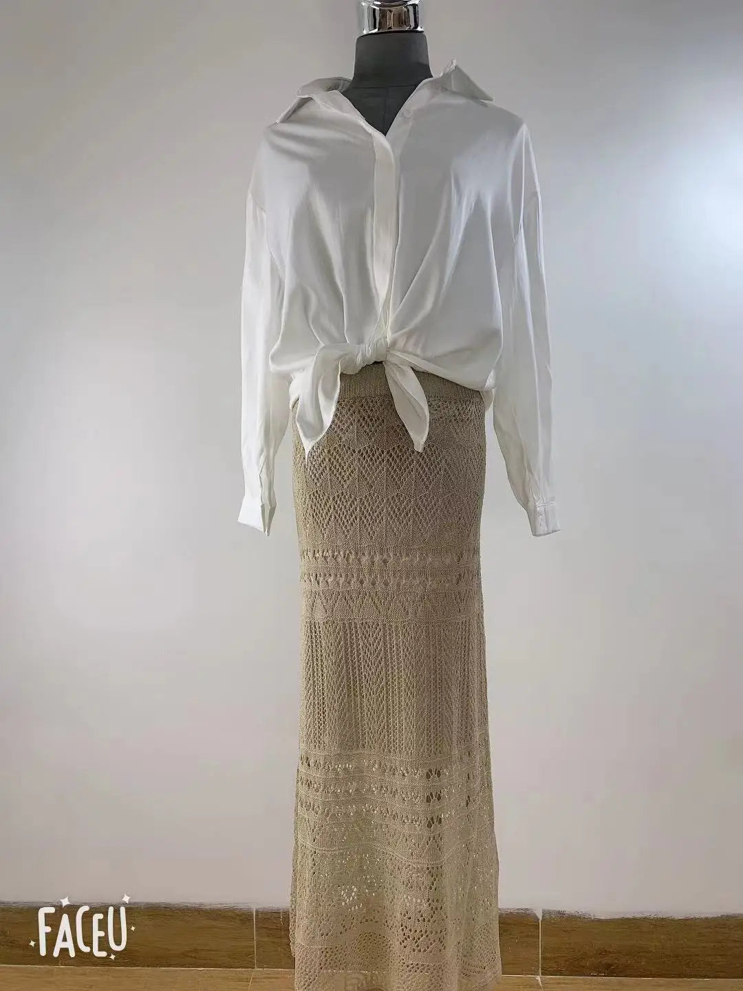 Women’s High-Waist Summer Midi Skirt