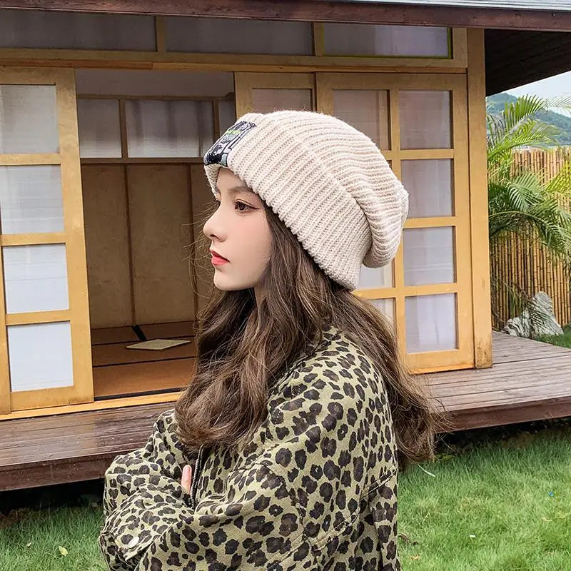 Oversized Knitted Winter Beanie
