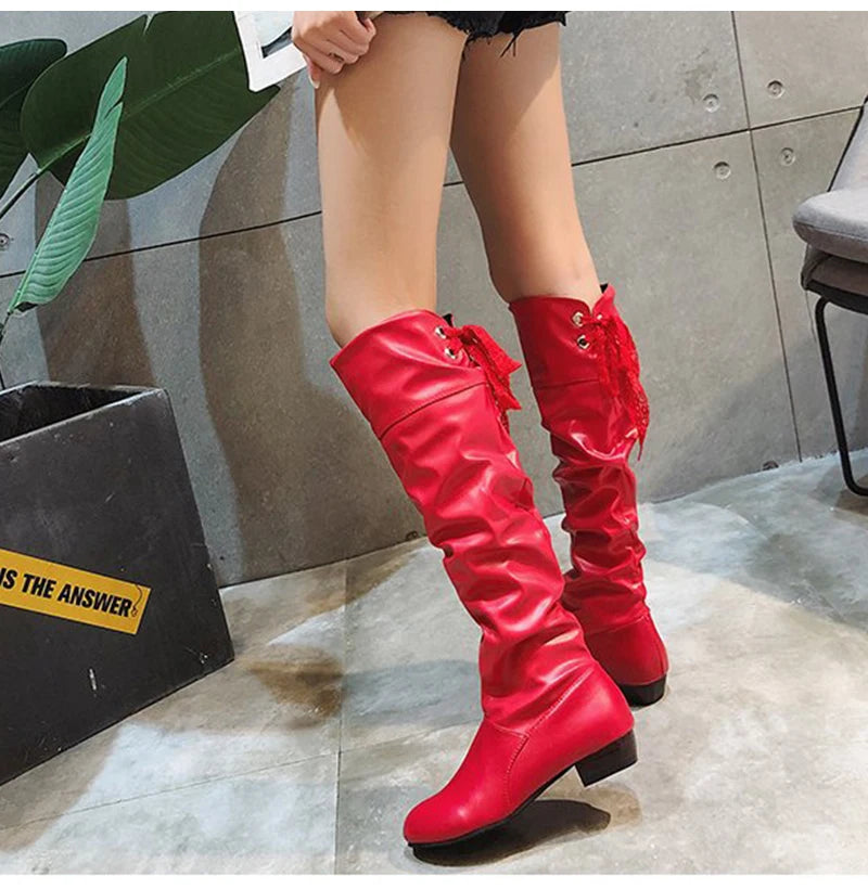Women’s Knee-High Leather Boots