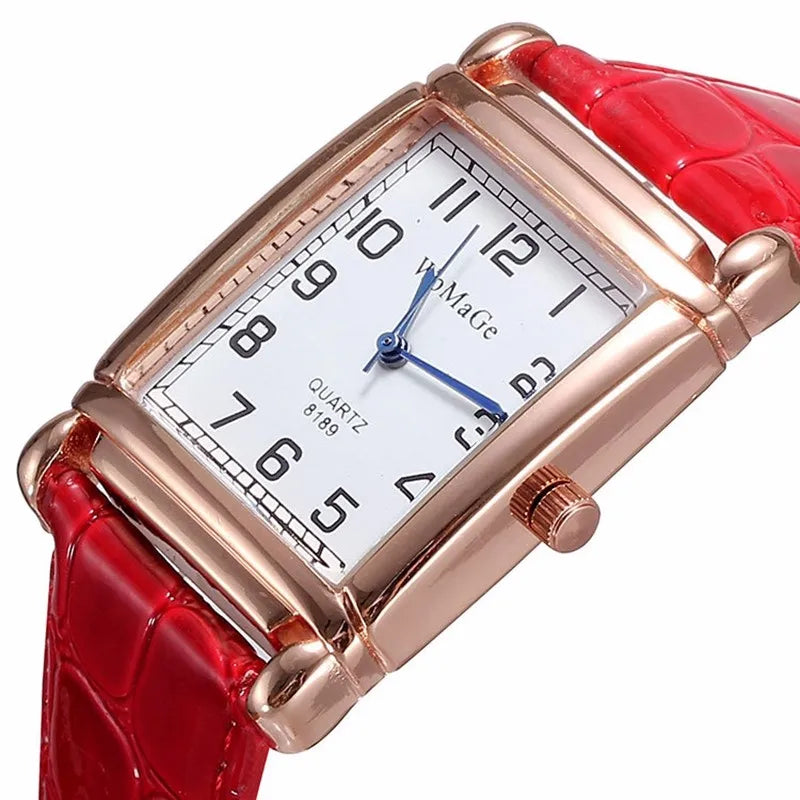 Women’s Rose Gold Square Quartz Watch