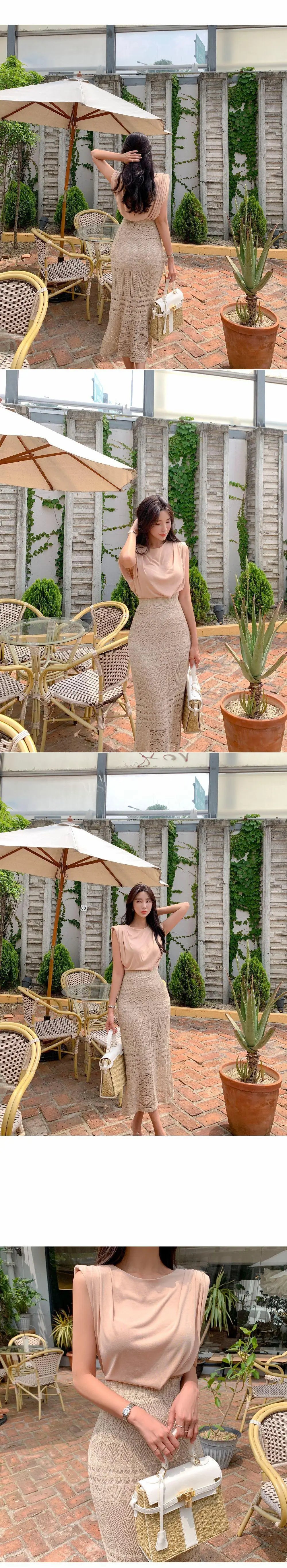 Women’s High-Waist Summer Midi Skirt