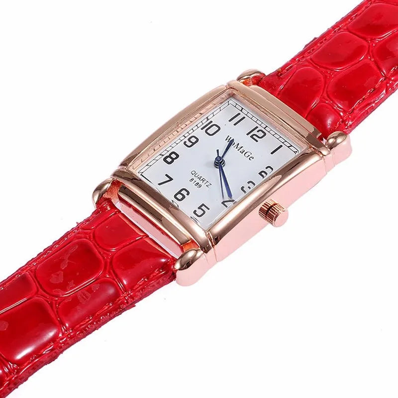 Women’s Rose Gold Square Quartz Watch