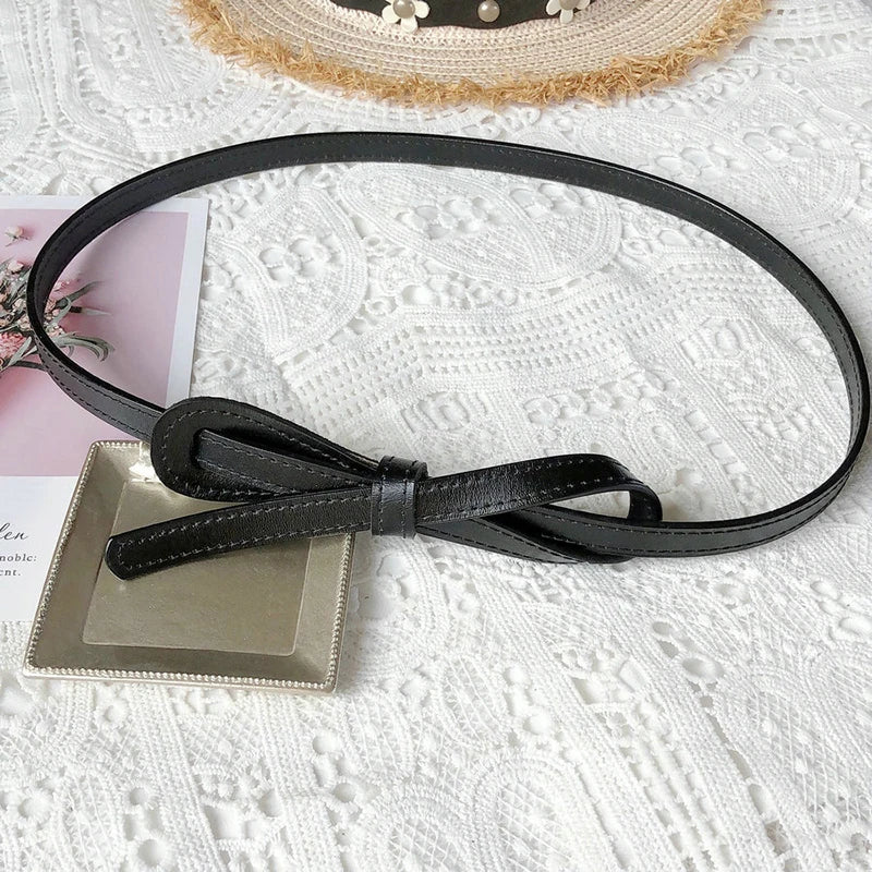 Women’s 110cm Knotted Bow Waist Belt