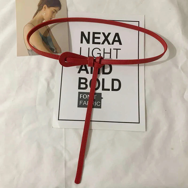 Women’s 110cm Knotted Bow Waist Belt