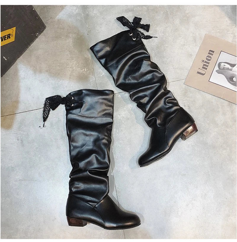 Women’s Knee-High Leather Boots