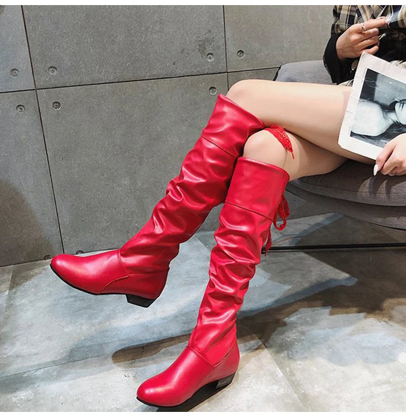 Women’s Knee-High Leather Boots