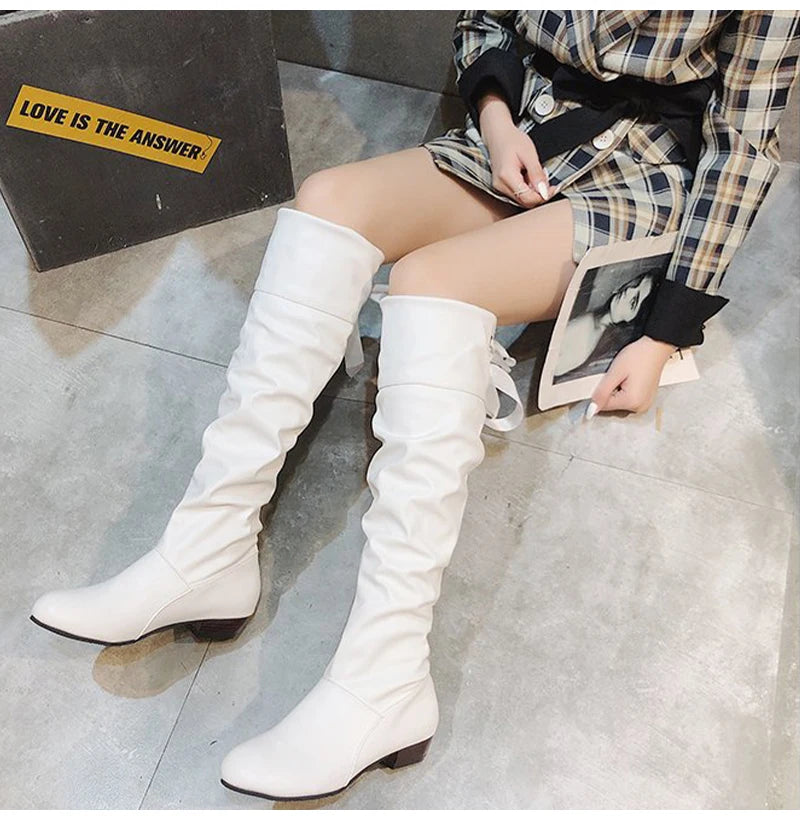 Women’s Knee-High Leather Boots