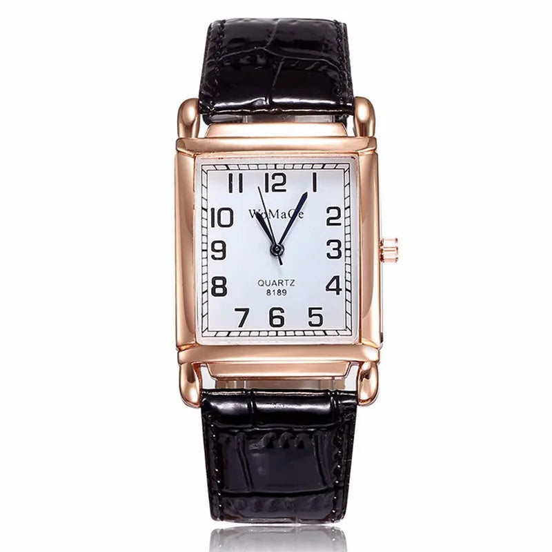 Women’s Rose Gold Square Quartz Watch
