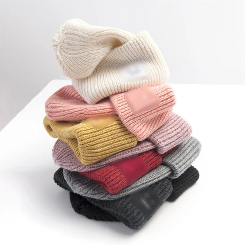 Women’s Wool Blend Smiley Beanie