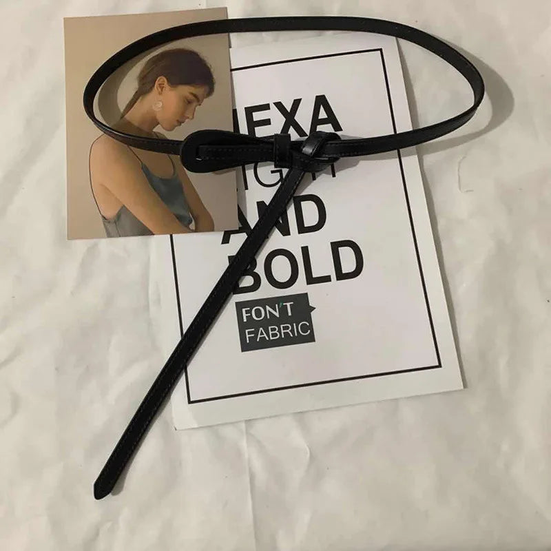 Women’s 110cm Knotted Bow Waist Belt