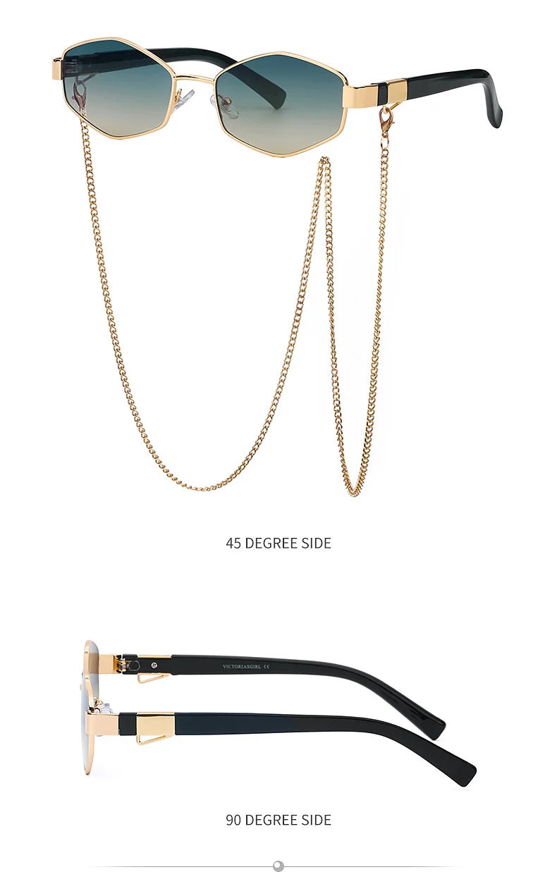 Women’s Small Hexagon Sunglasses