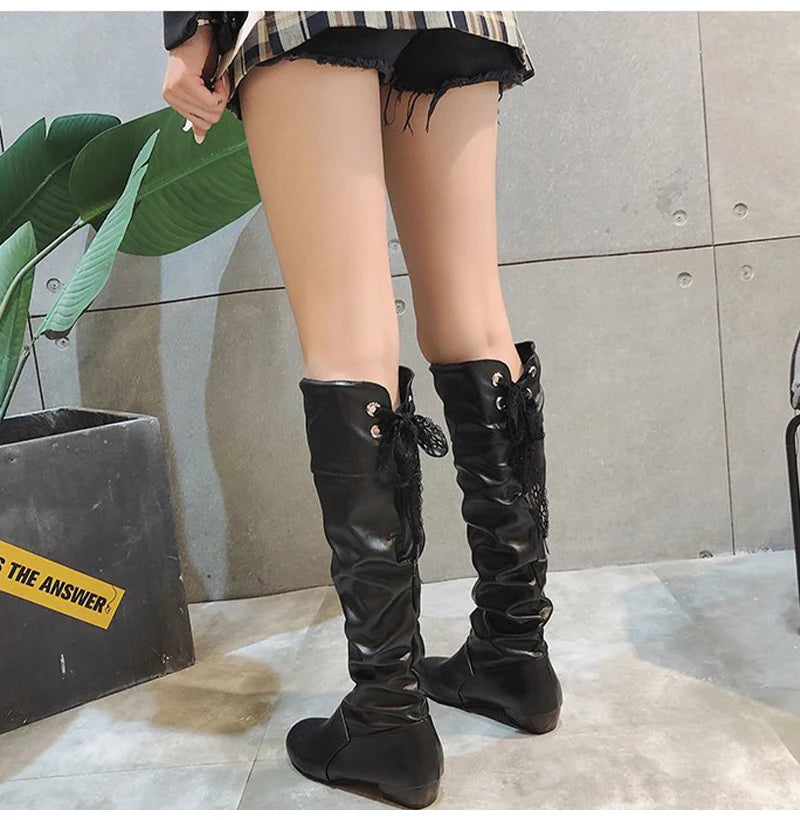 Women’s Knee-High Leather Boots