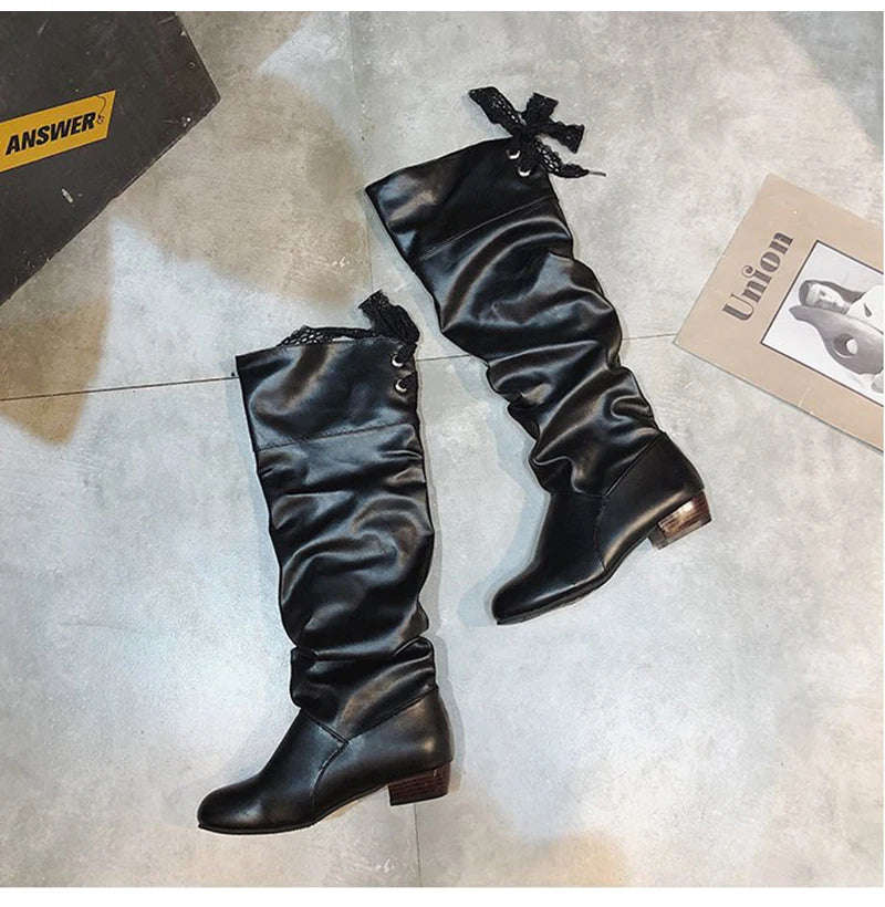 Women’s Knee-High Leather Boots