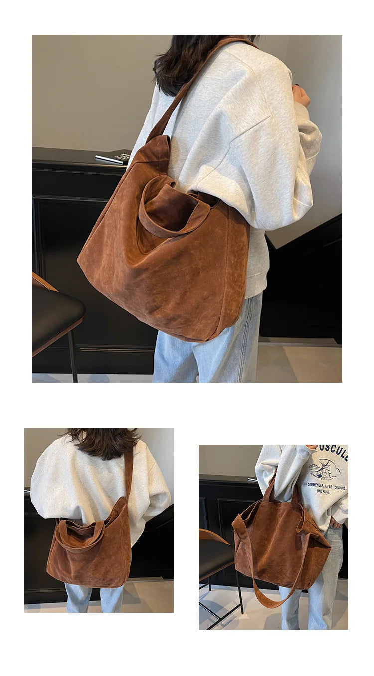 Women’s Suede Tote Bag