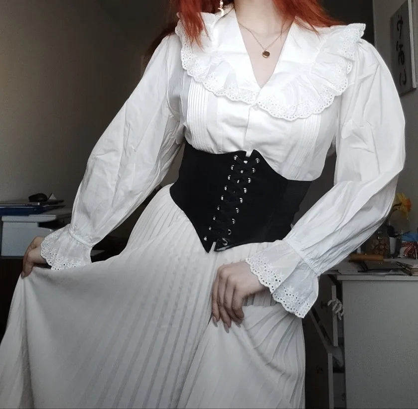 Women Blouse Female Shirt Summer Womens Blouses Spring Maxi Blusas Casual Elegant Vintage Long Sleeve Cotton Oversize Loose