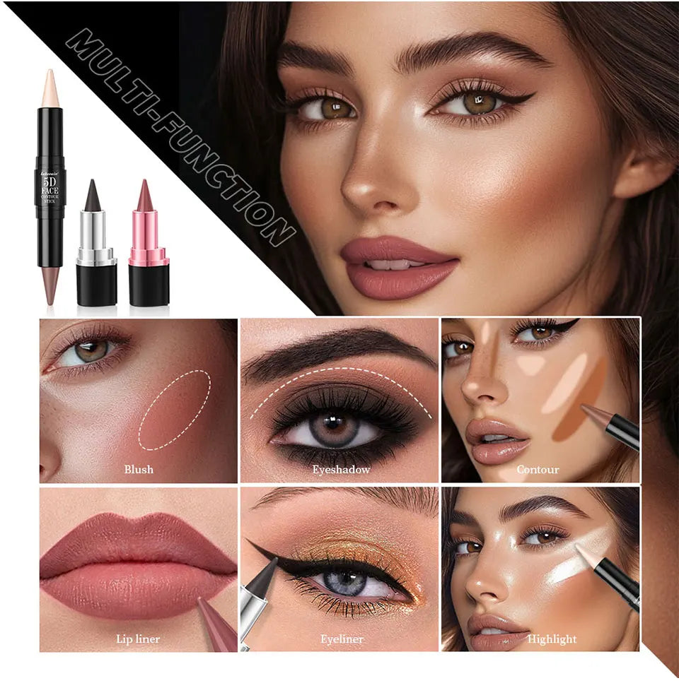 Makeup Set – Contour, Eyeliner & Lipstick
