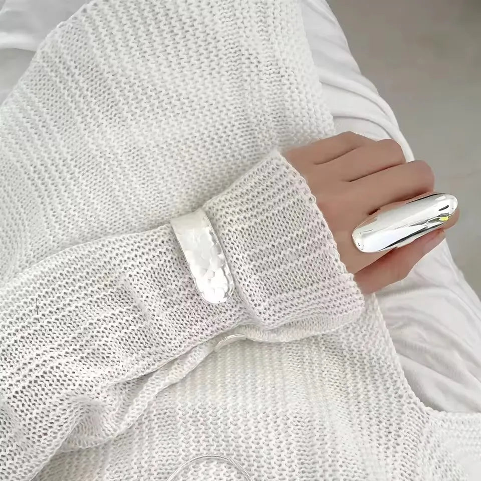 Women’s 925 Sterling Silver Oval Ring