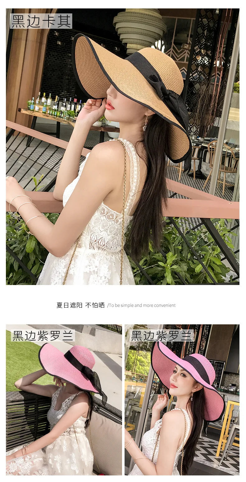 Women’s Foldable Straw Sun Hat