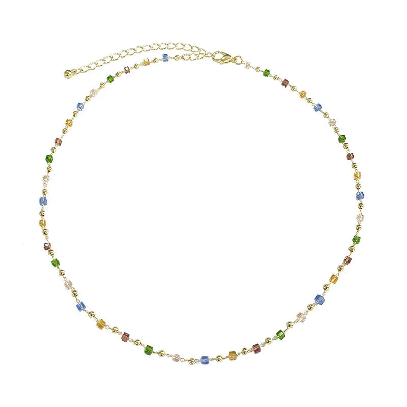 Women’s Boho Beaded Choker Necklace