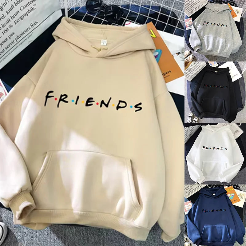 Women’s Friends Print Pullover Hoodie