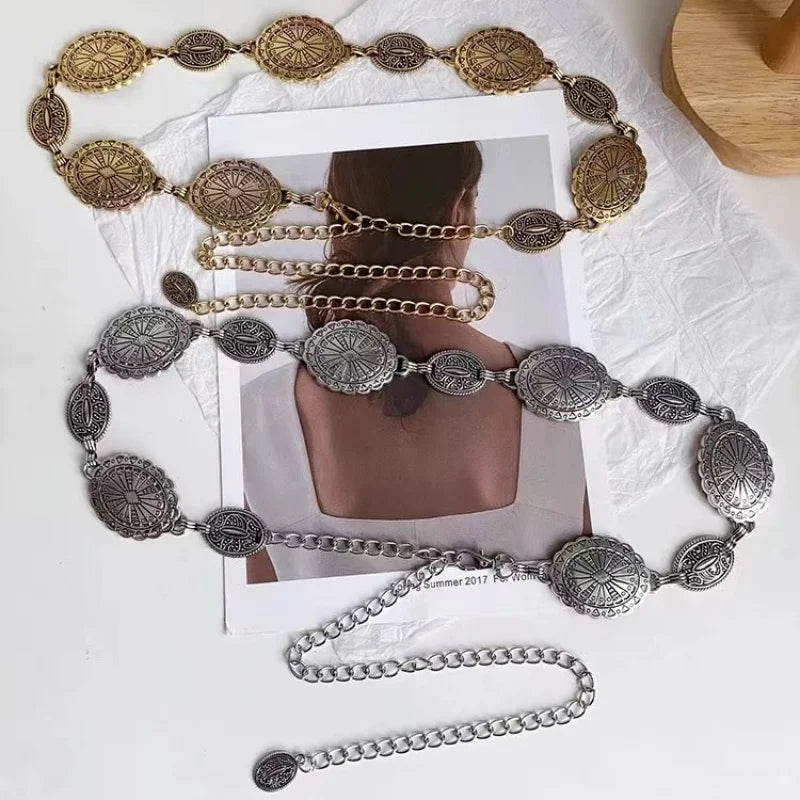 Women’s 2024 Decorative Waist Chain Belt