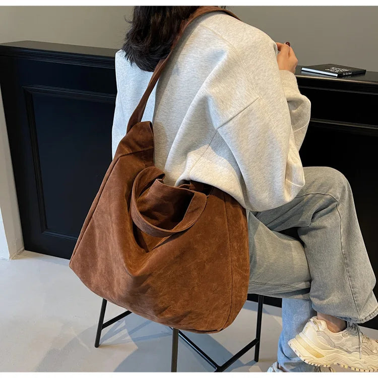 Women’s Suede Tote Bag