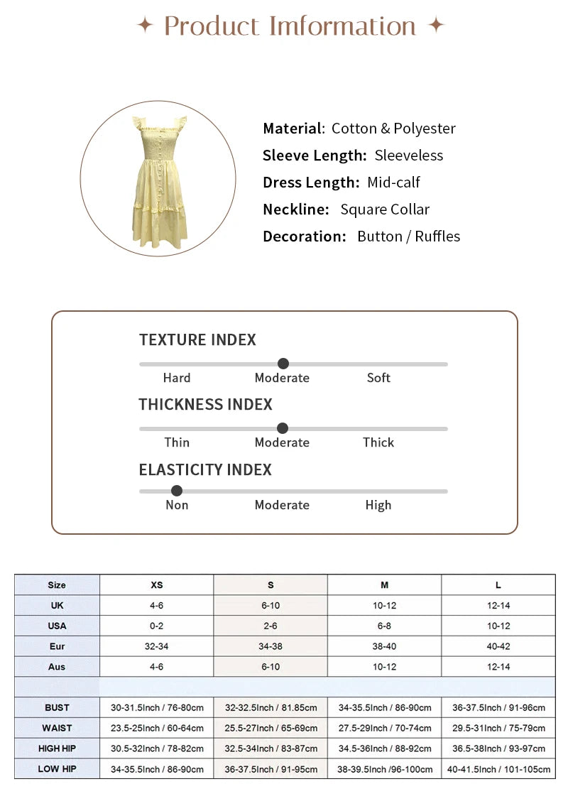 Women’s Yellow Off-Shoulder Tiered Dress – Summer Beach & Picnic Dress