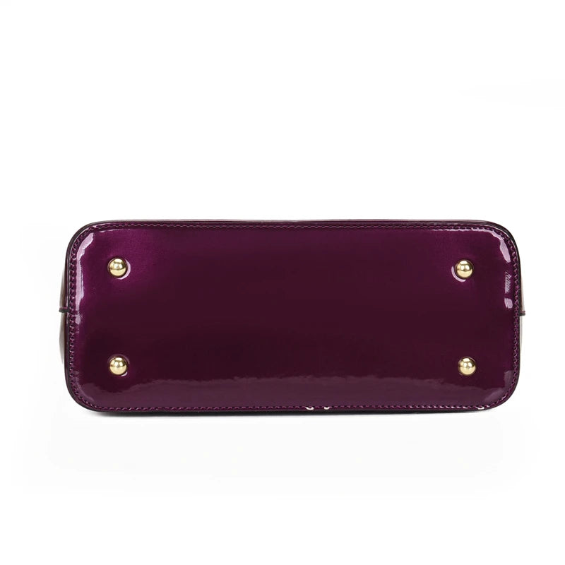 Women’s Patent Leather Shoulder Tote