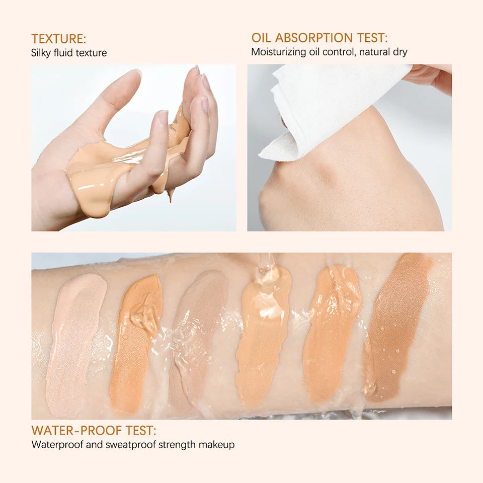 High Coverage Waterproof Foundation Cream