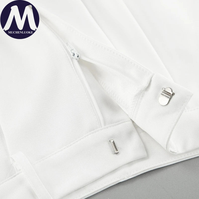 Women’s High-Waist Straight Suit Pants – Elegant Casual Loose Trousers