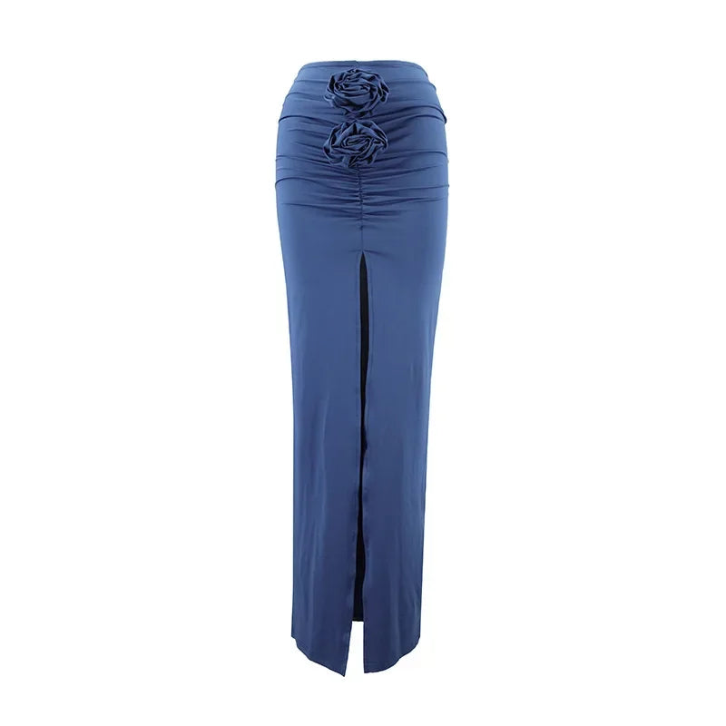 Women’s High-Waist Split Skirt – Summer Streetwear