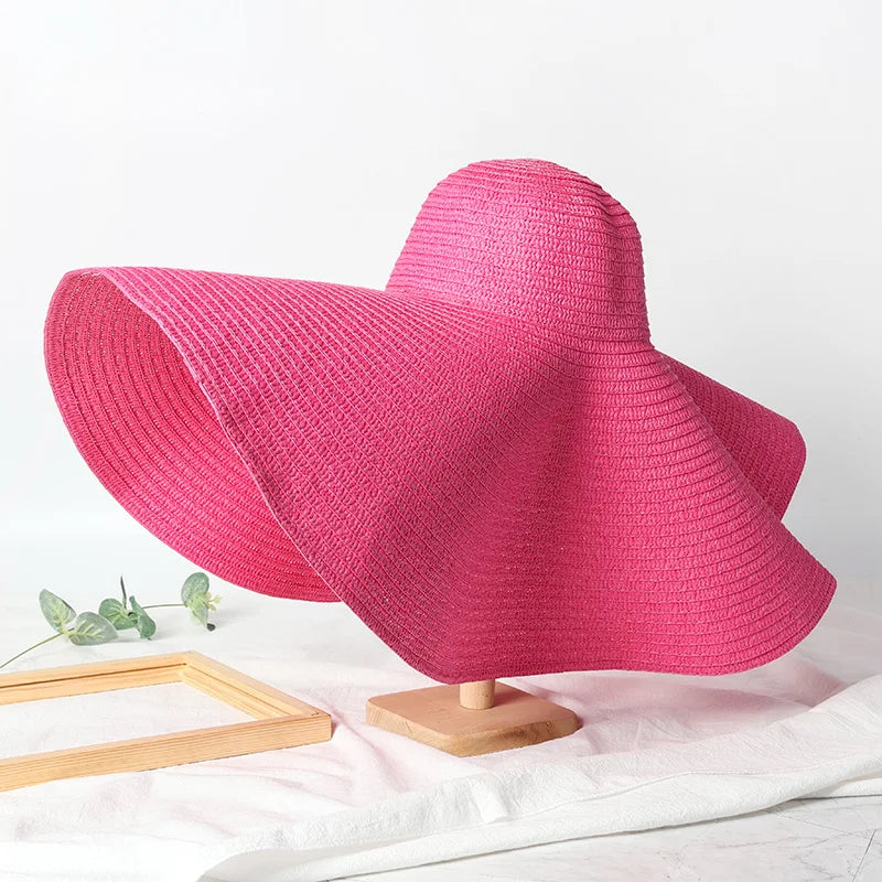 Women’s Oversized UV Protection Straw Hat