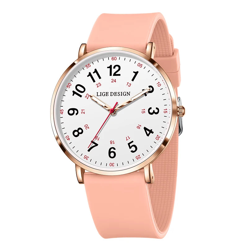 LIGE Women’s Waterproof Quartz Watch