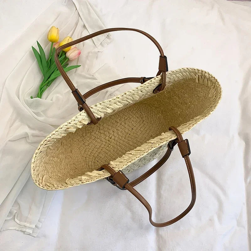 Women’s Handmade Woven Straw Tote