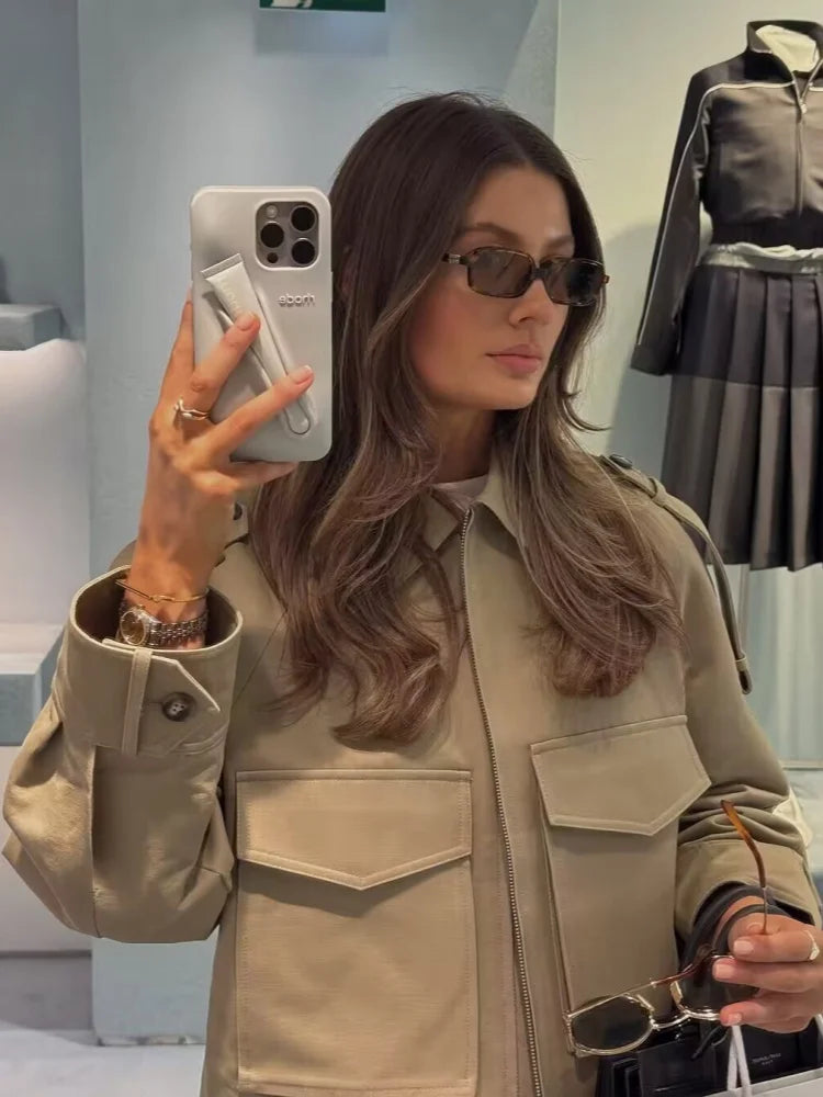 Women’s Turn-Down Collar Jacket