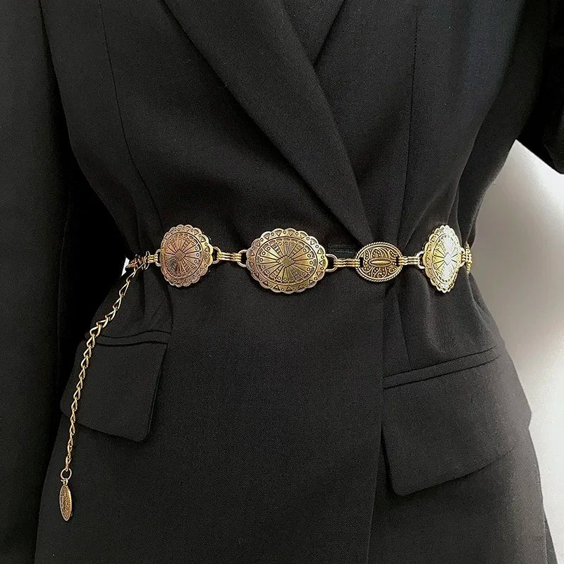 Women’s 2024 Decorative Waist Chain Belt