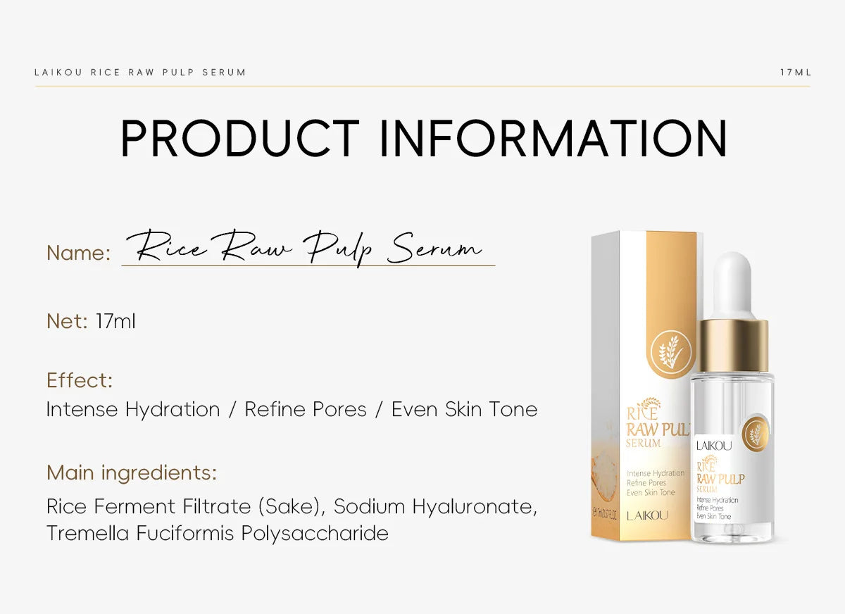 17ml White Rice Face Serum