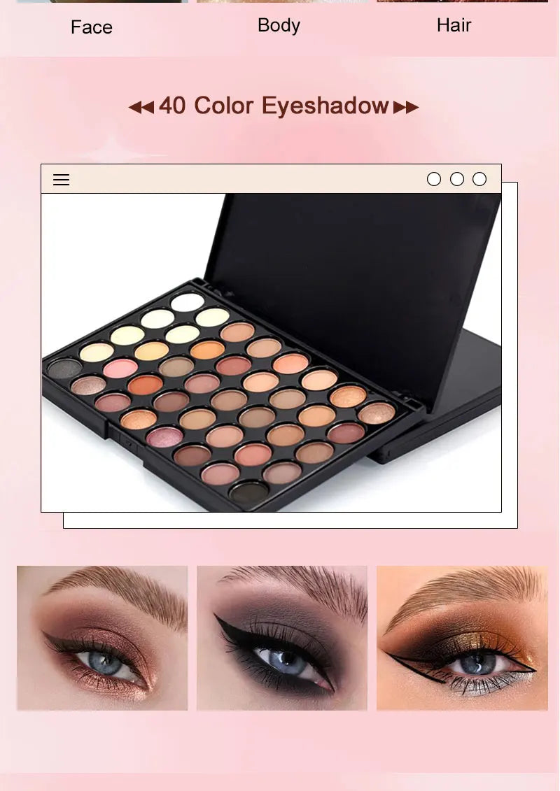 All-in-One Women’s Makeup Kit – Eyes, Lips & Face