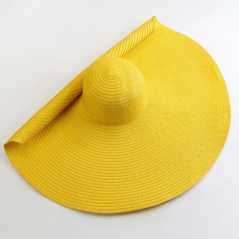 Women’s Oversized UV Protection Straw Hat