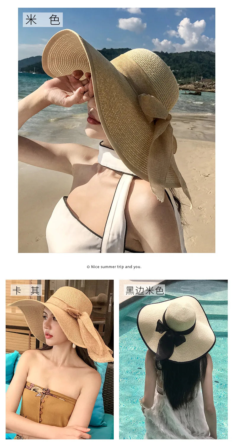 Women’s Foldable Straw Sun Hat