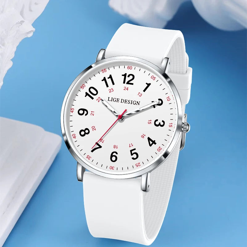 LIGE Women’s Waterproof Quartz Watch