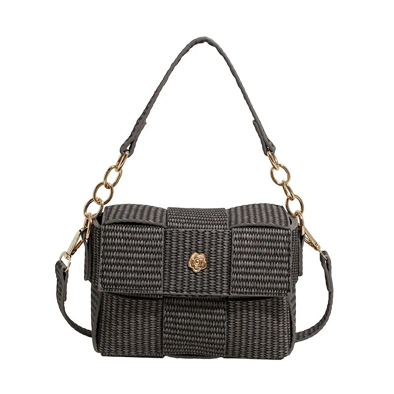 Women’s Woven Straw Tote Bag